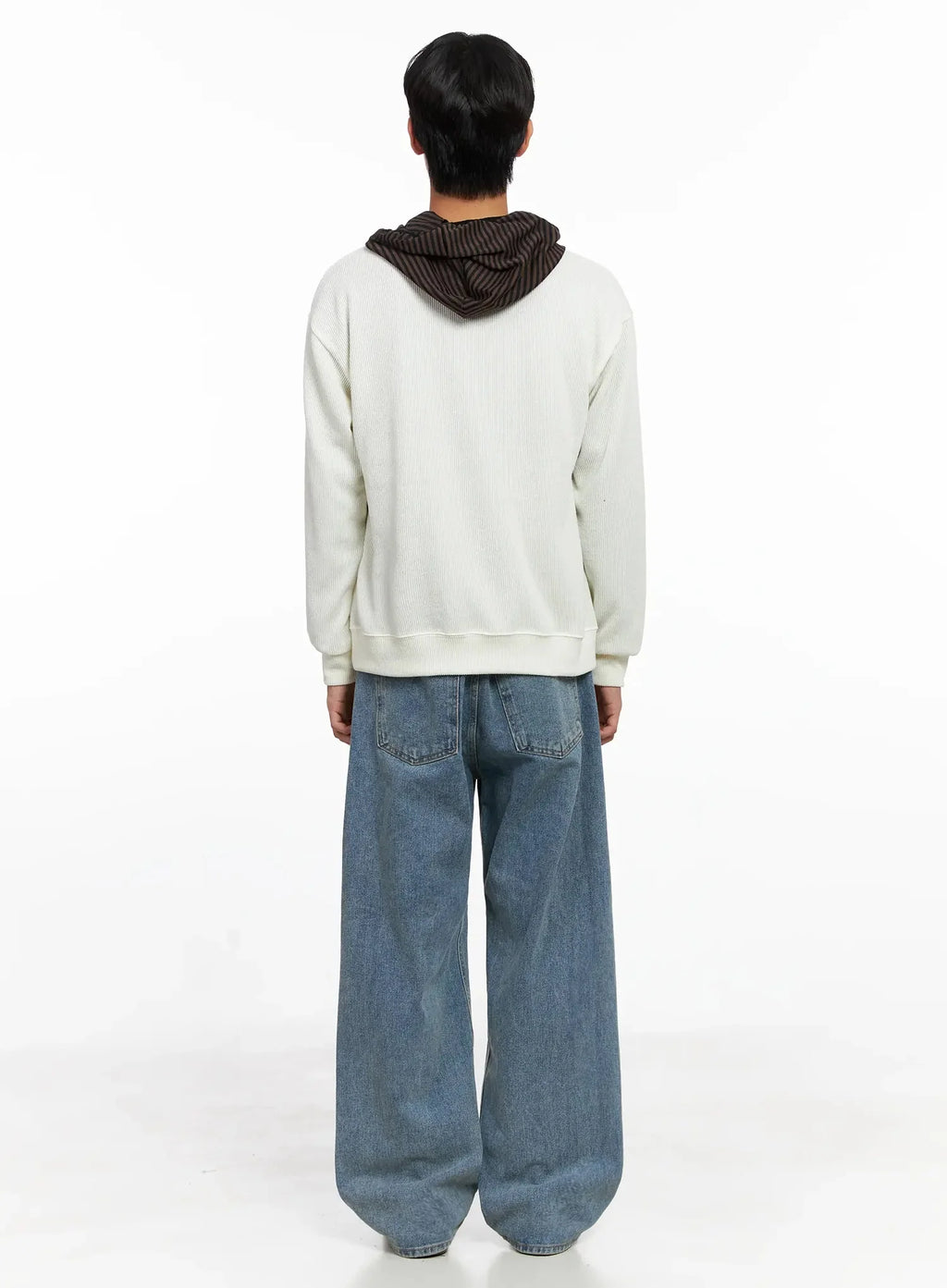 Men's Henley Neck Sweatshirts IO517