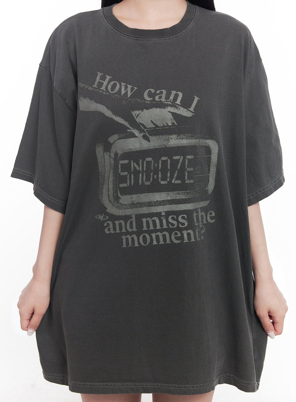 Graphic Oversize Cotton T-Shirt CY527