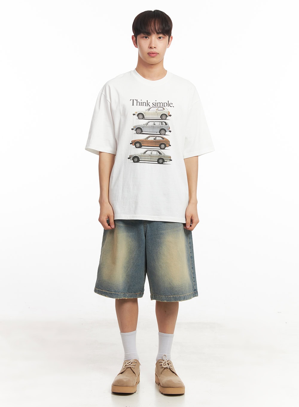 Men's Car Graphic T-Shirt IA518