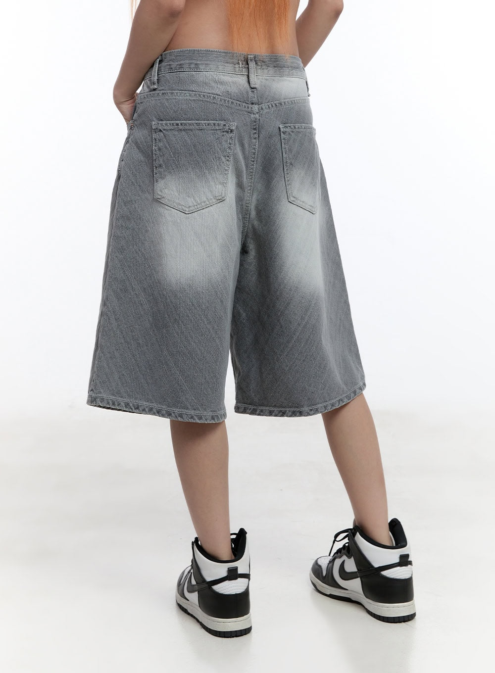 Faded Wide-Leg Jorts CU502