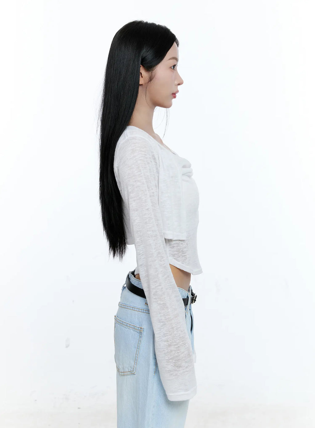 Ribbed Knit Cardigan and Tank Set CG512