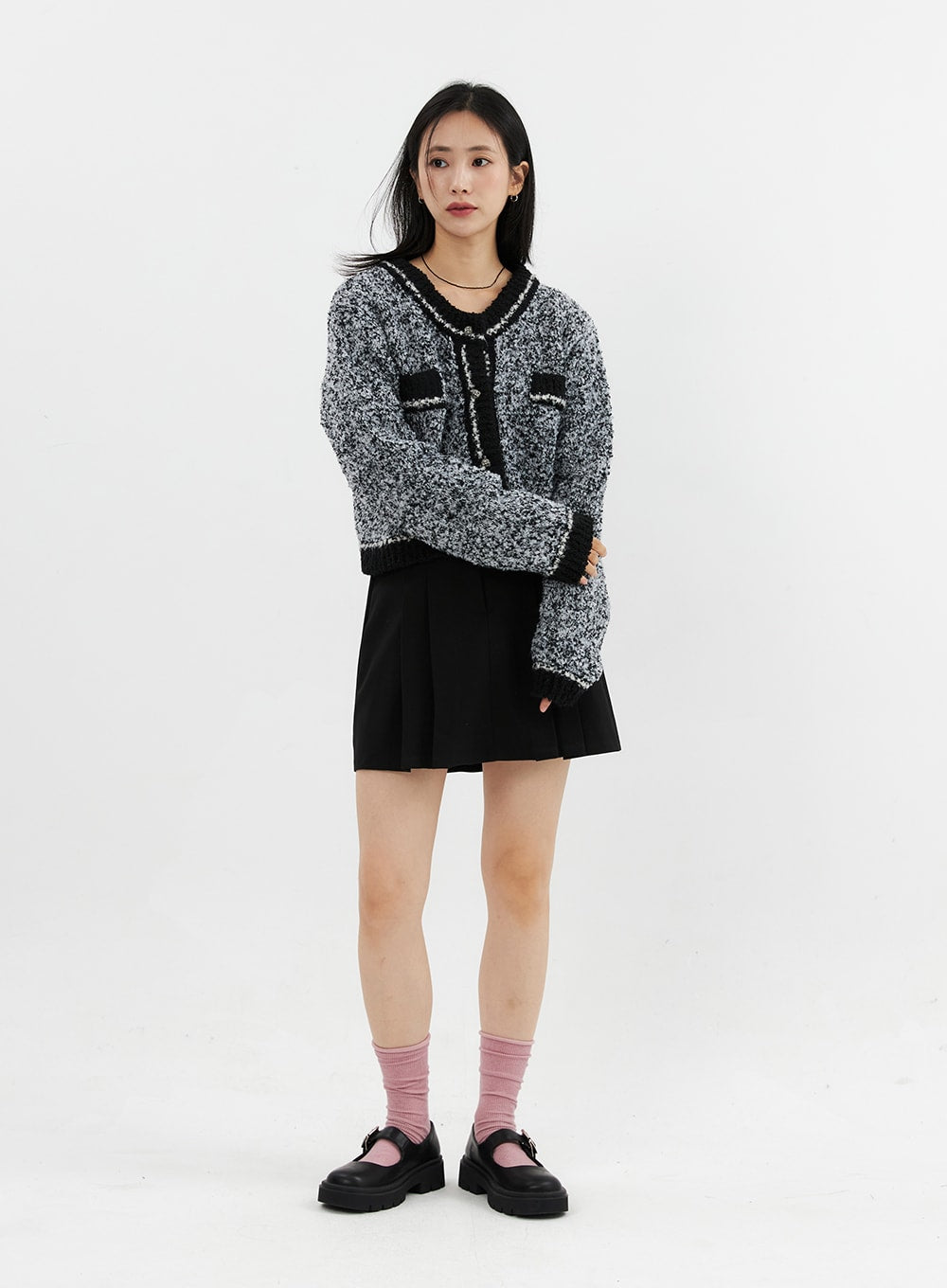 Wool Blend Mini Skirt OO305