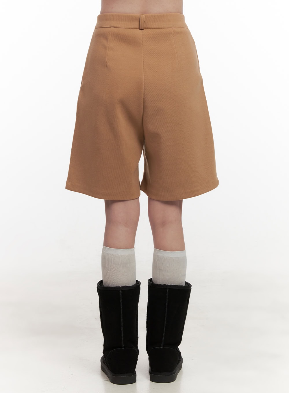 Pintuck Solid Half Pants OD418