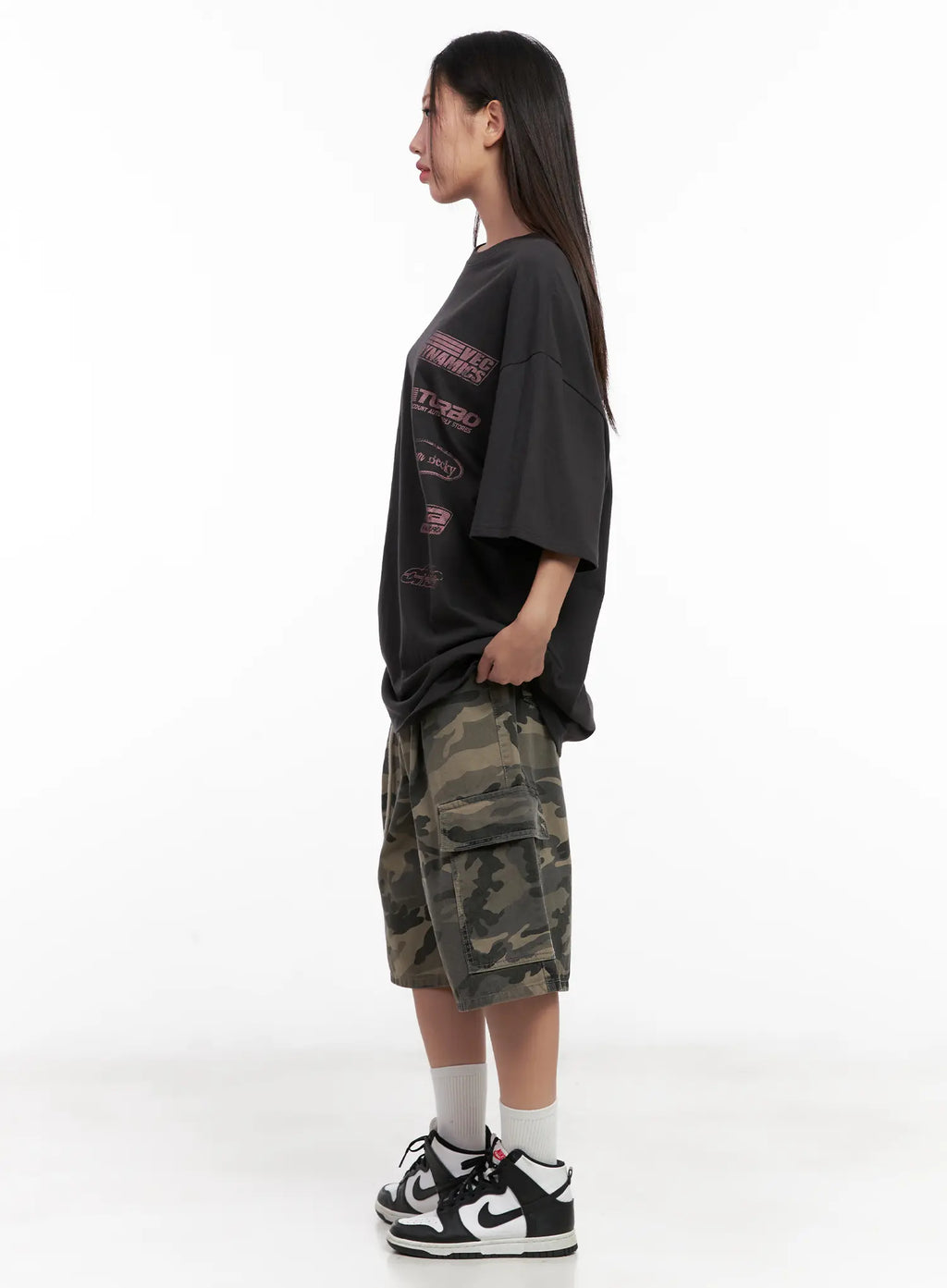 Camo Cargo Jorts CL521
