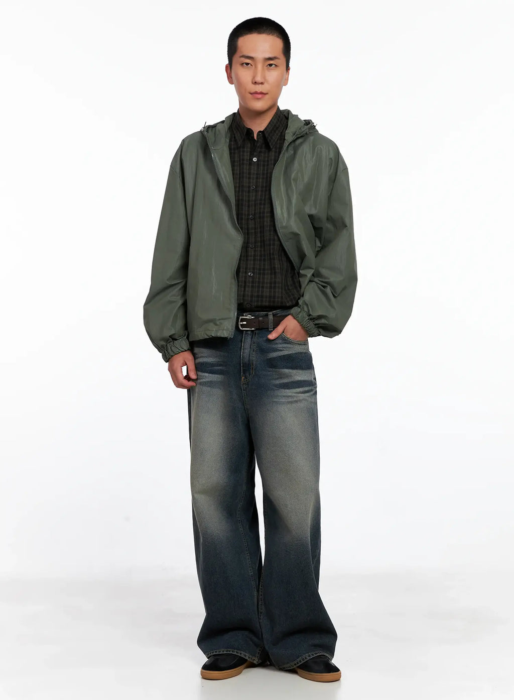 Men's Glossy Windbreaker IS510