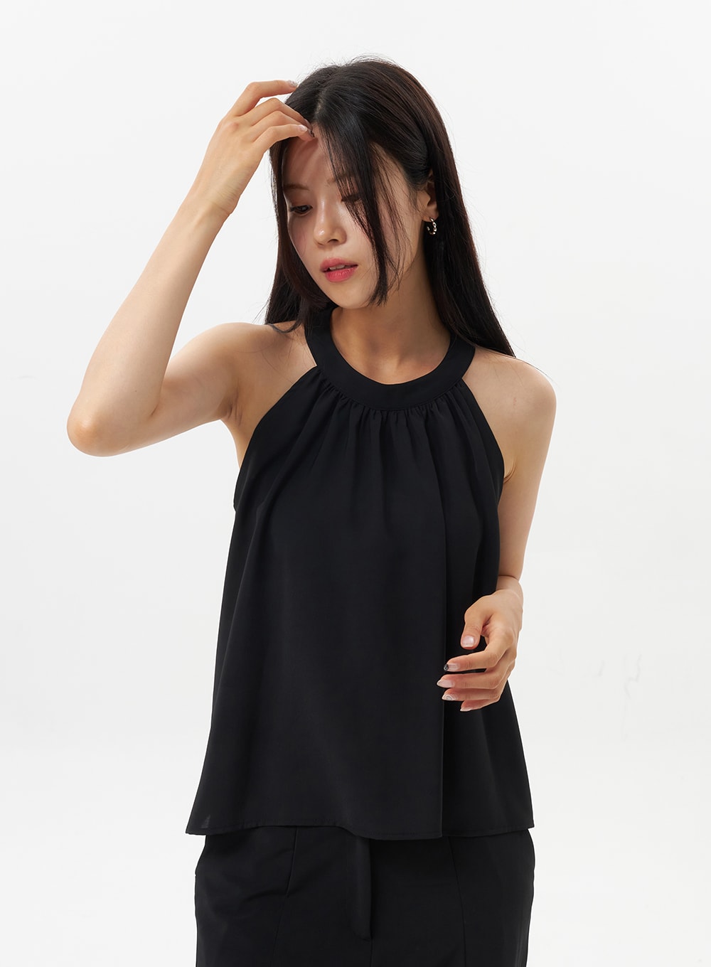 Halter Neck Blouse OU328