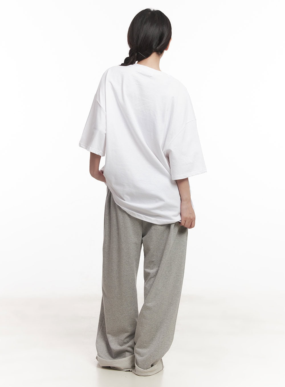 Blur Graphic Oversize T-Shirt CA529