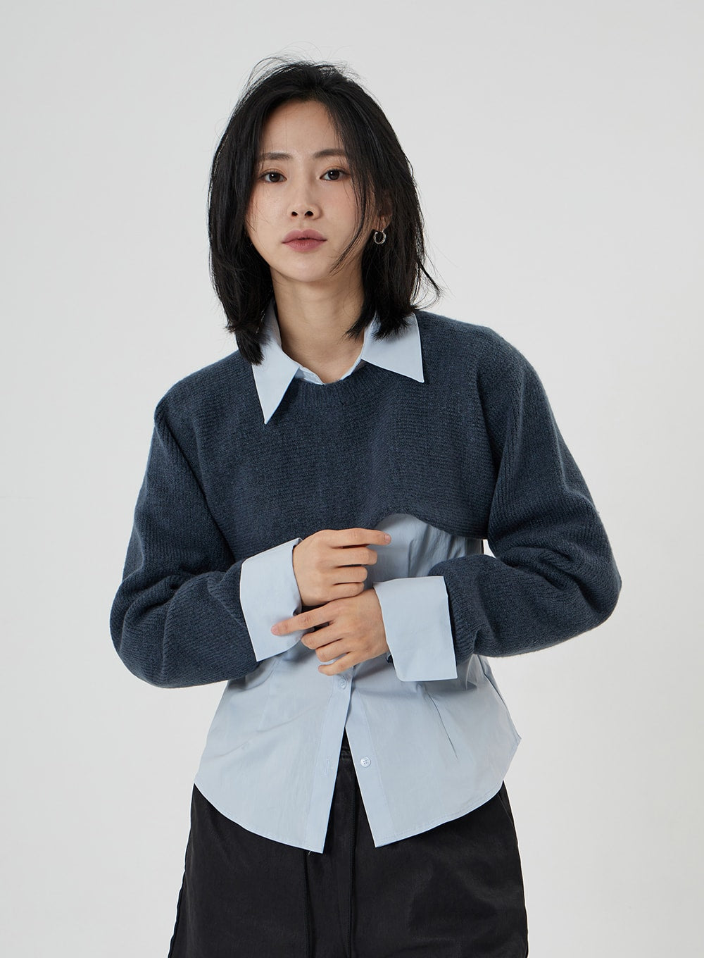 Long Sleeves Crop Knit ON23