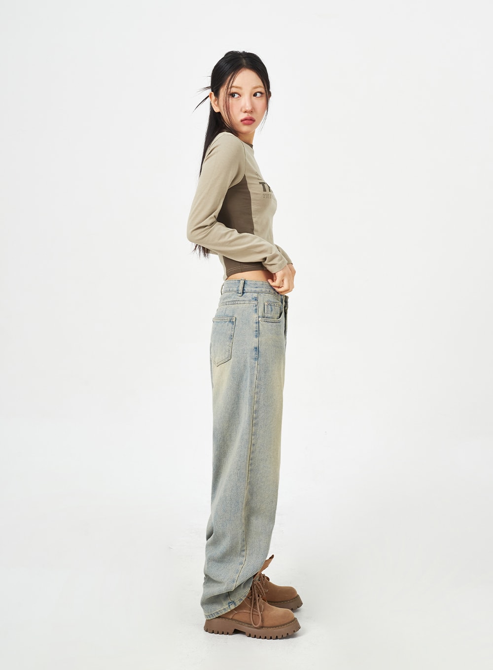 Light Blue Baggy Jeans CM323