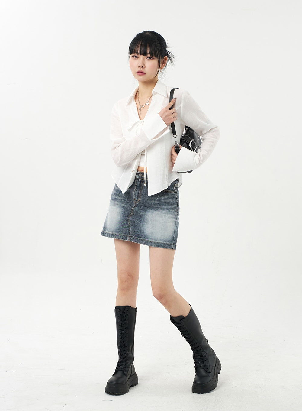 Double Ribbon Blouse CA327