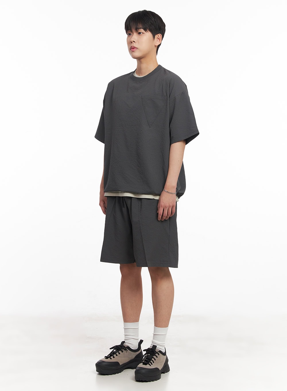 Men's Chic Wide-Fit Sweatshorts IA525