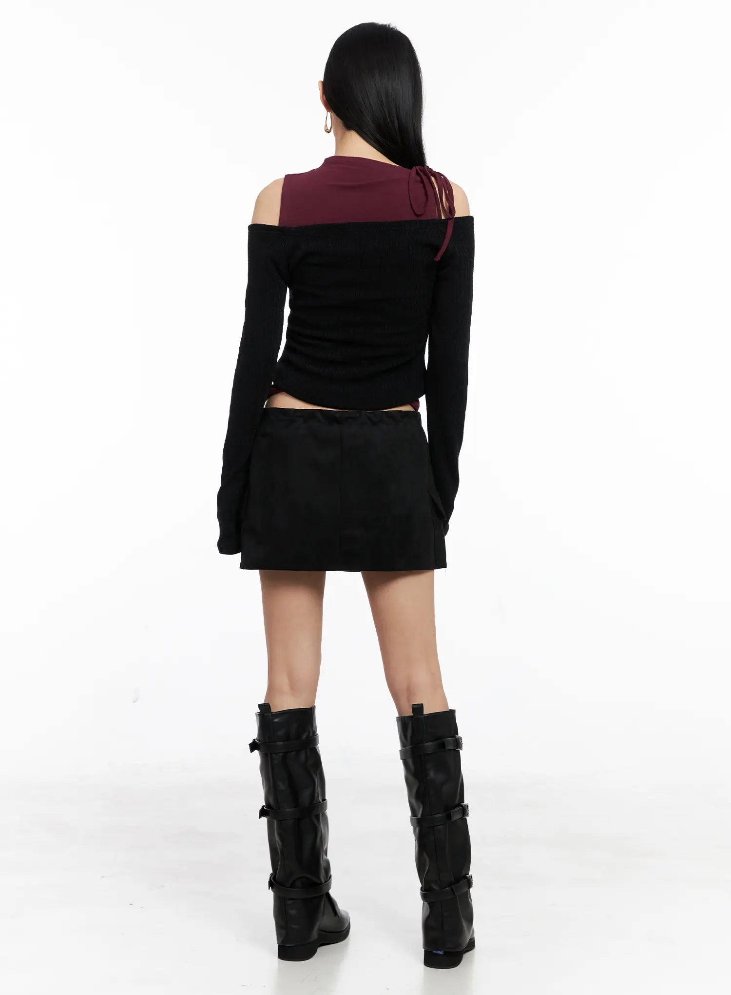 Off-Shoulder Crop Top CC1109