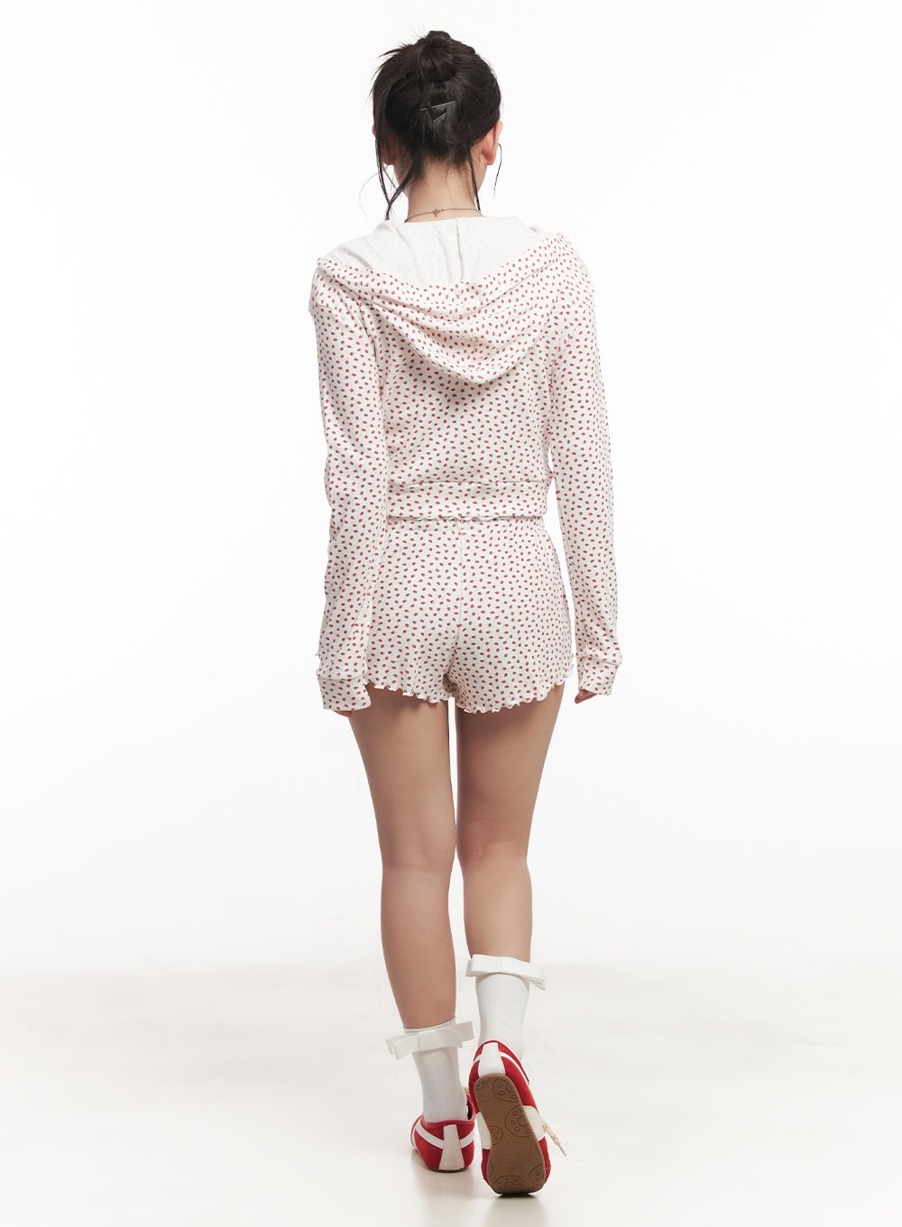 Slim-Fit Hooded Graphic Zip-Up CA525