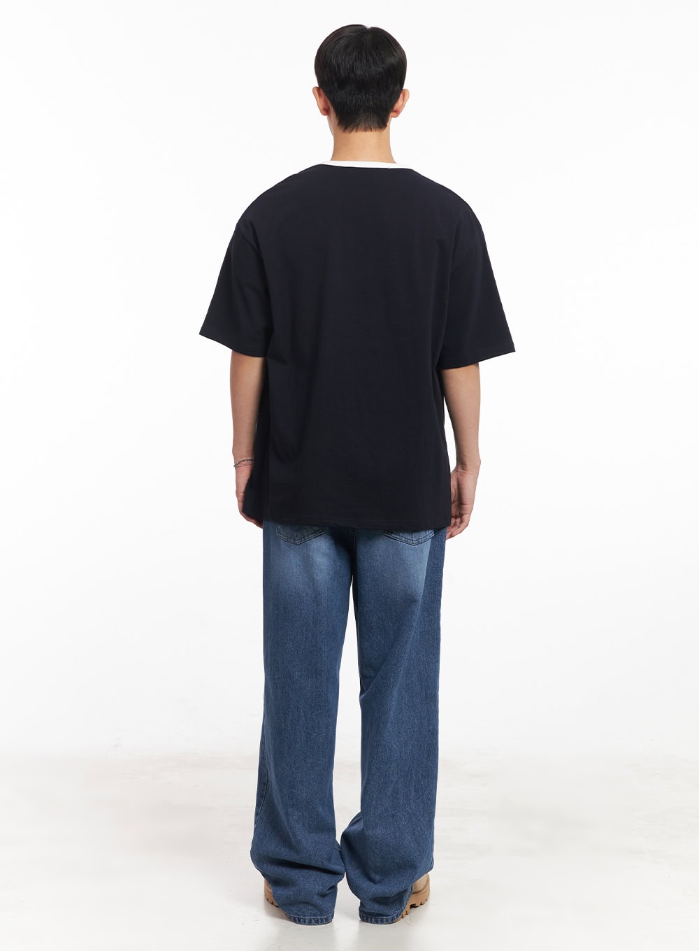 Men's Three-Tone Graphic T-Shirt IA529