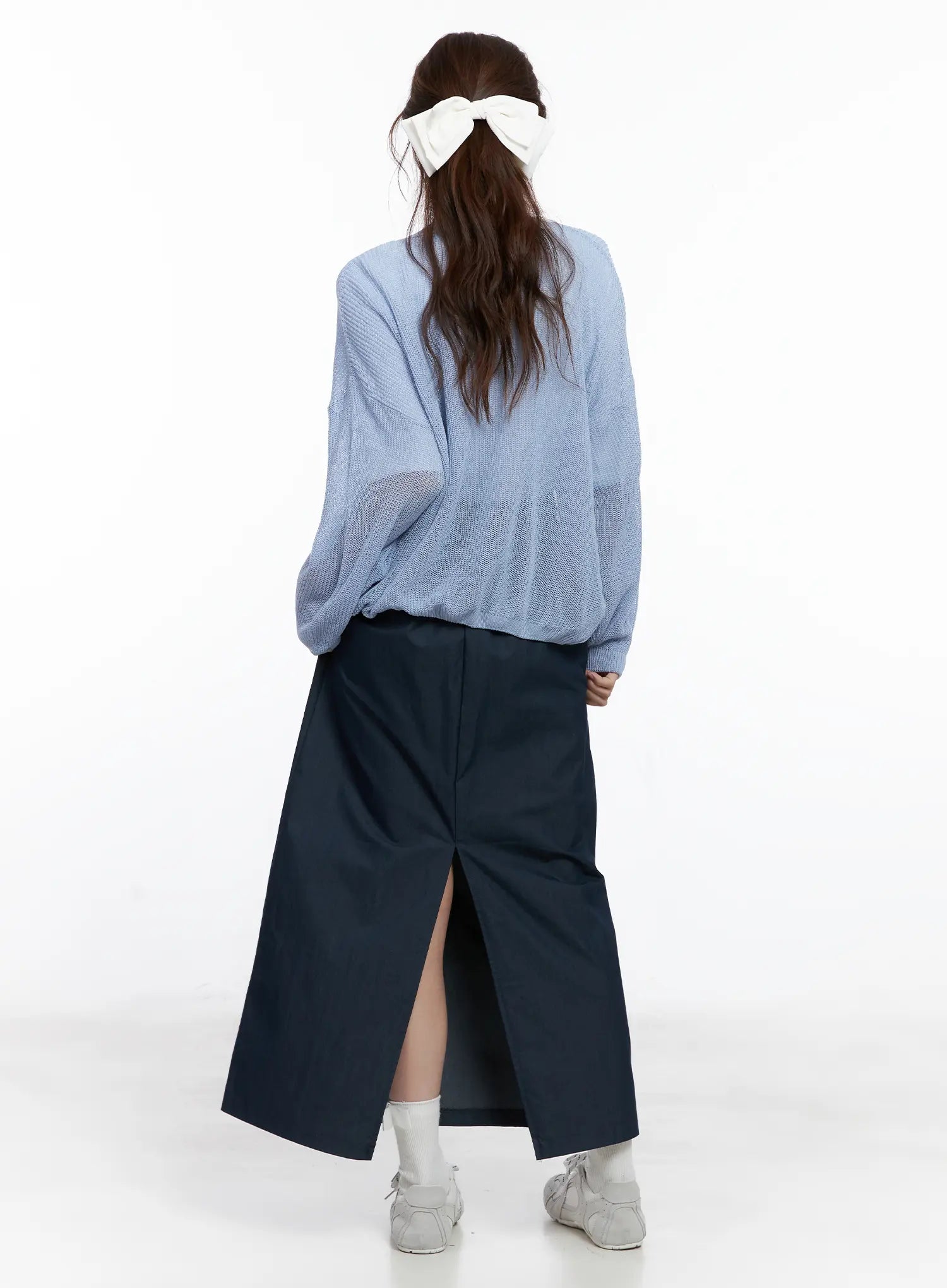 Back Slit Maxi Skirt CG521