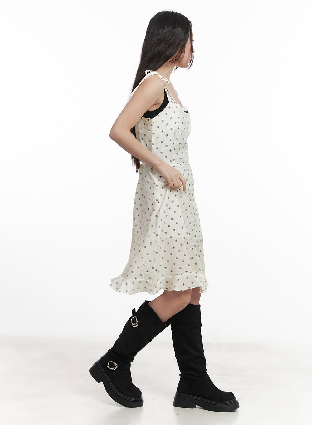 Floral Flare Cami Midi Dress IM528