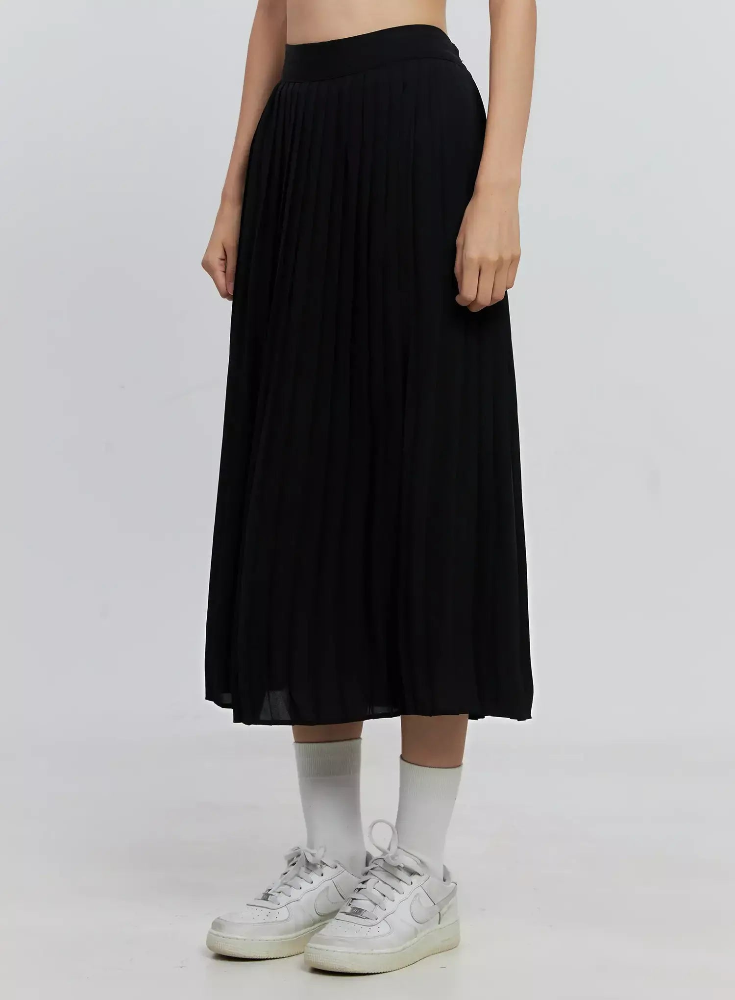 Pleated Maxi Skirt IS516