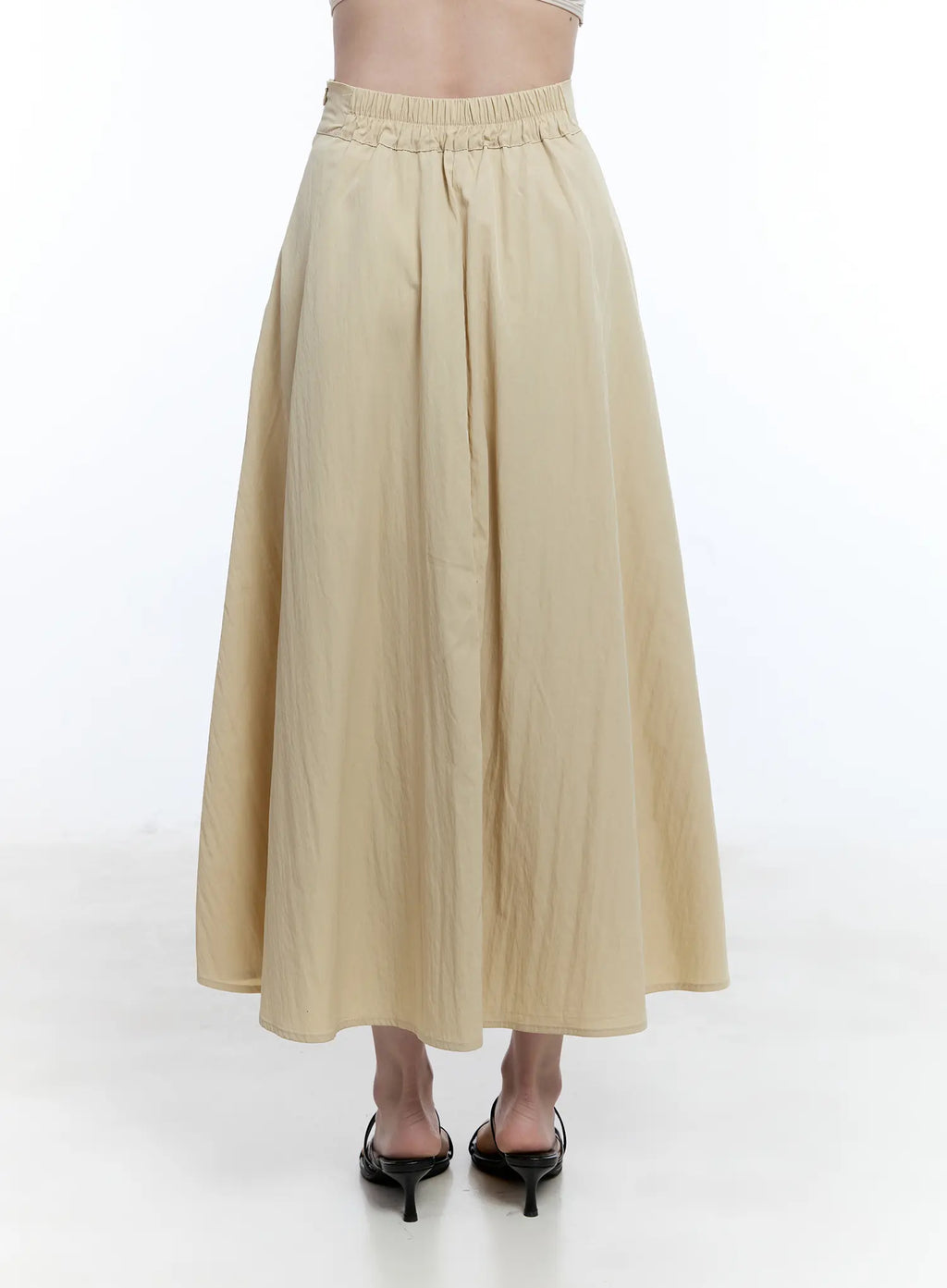 Flared Flowy Midi Skirt CU513