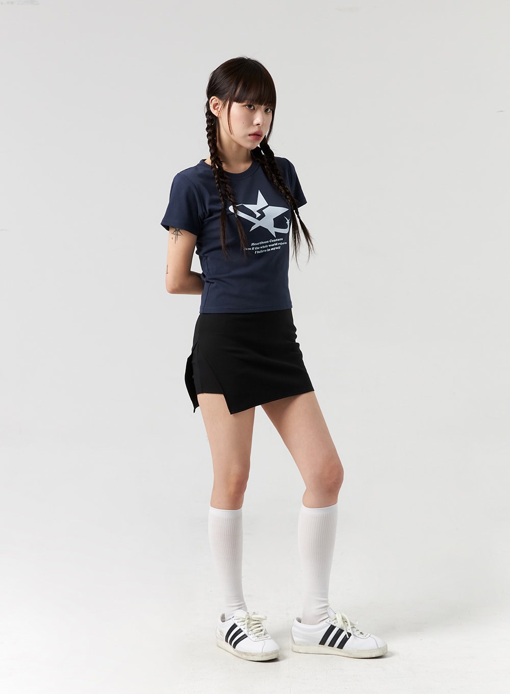 Side Slit Skort CL327