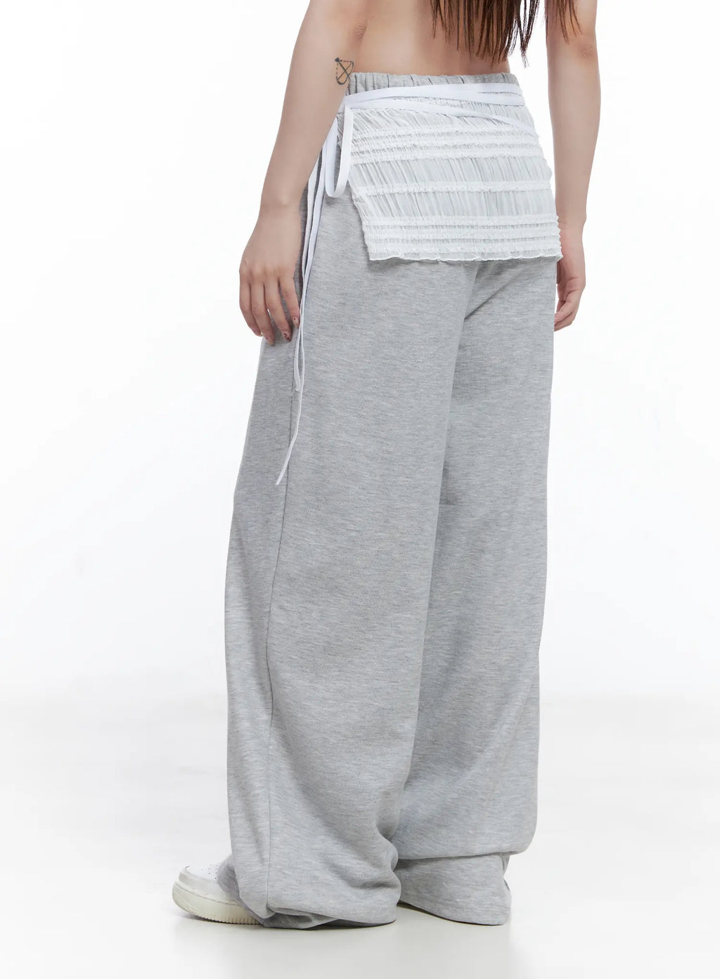 Lace Layered Wrap Mini Skirt CG529