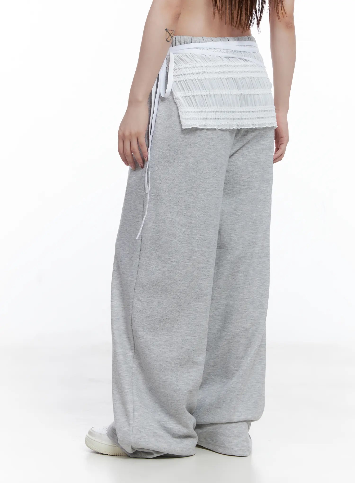 Lace Layered Wrap Mini Skirt CG529