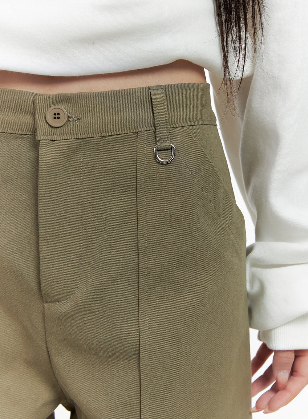 LooseFit Cotton Cargo Trousers CS413