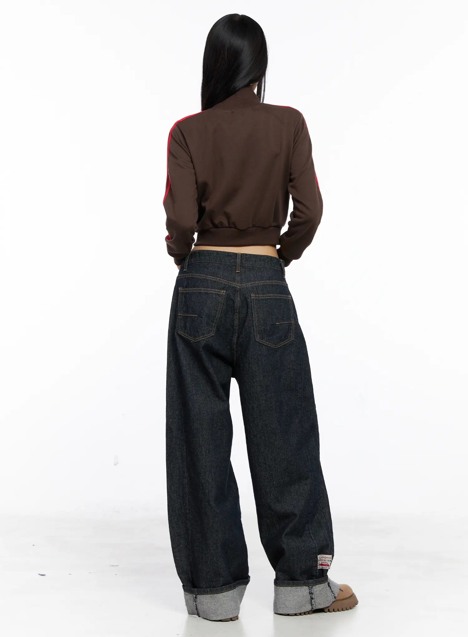 Oakley Cuffed Wide-Leg Jeans CS511