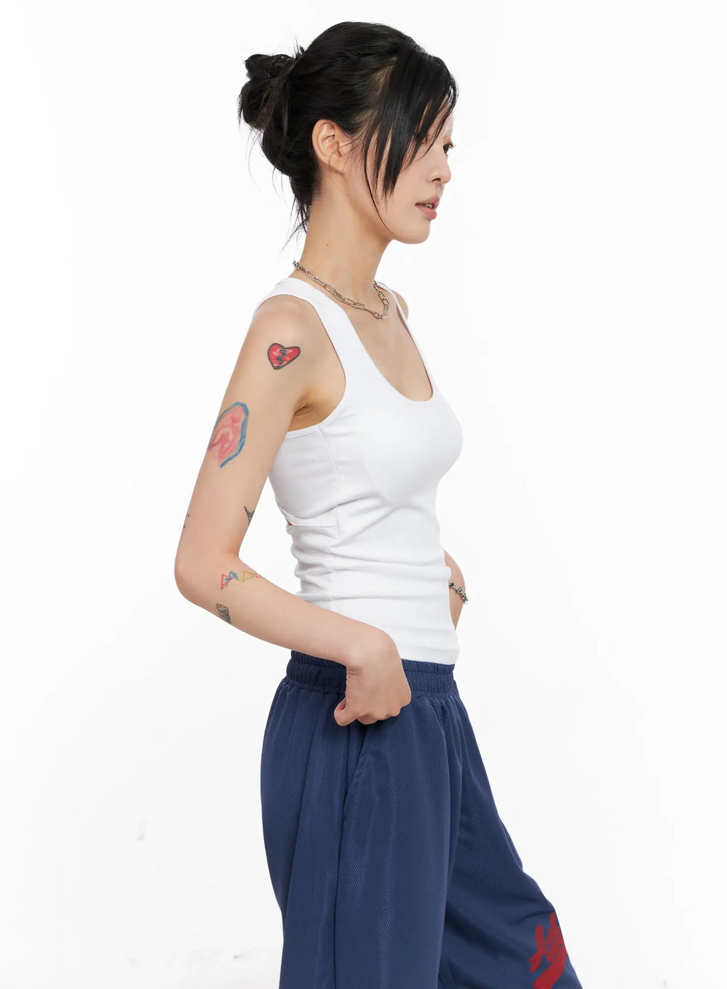 Back-Slit Tank Top CL528