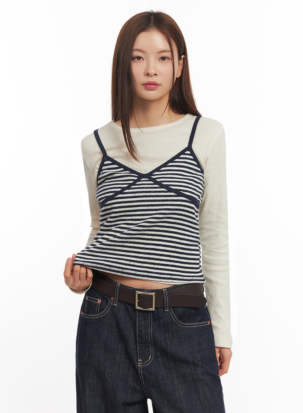 Sweetheart Striped Cami IM514