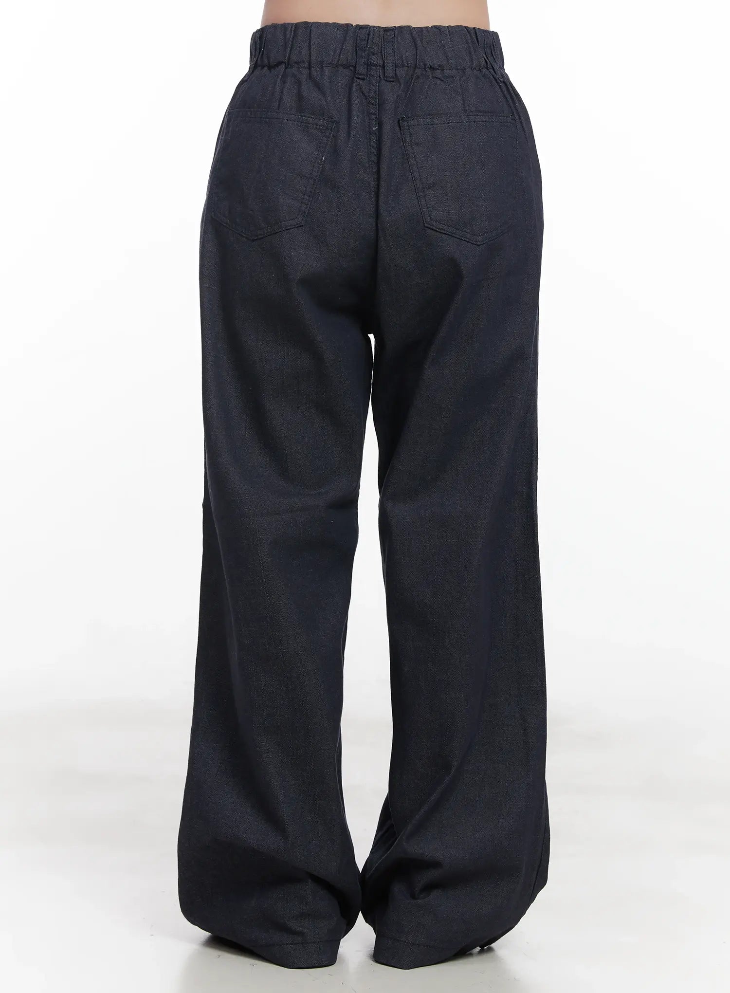 Yoona Wide-Leg Pintuck Jeans CU523