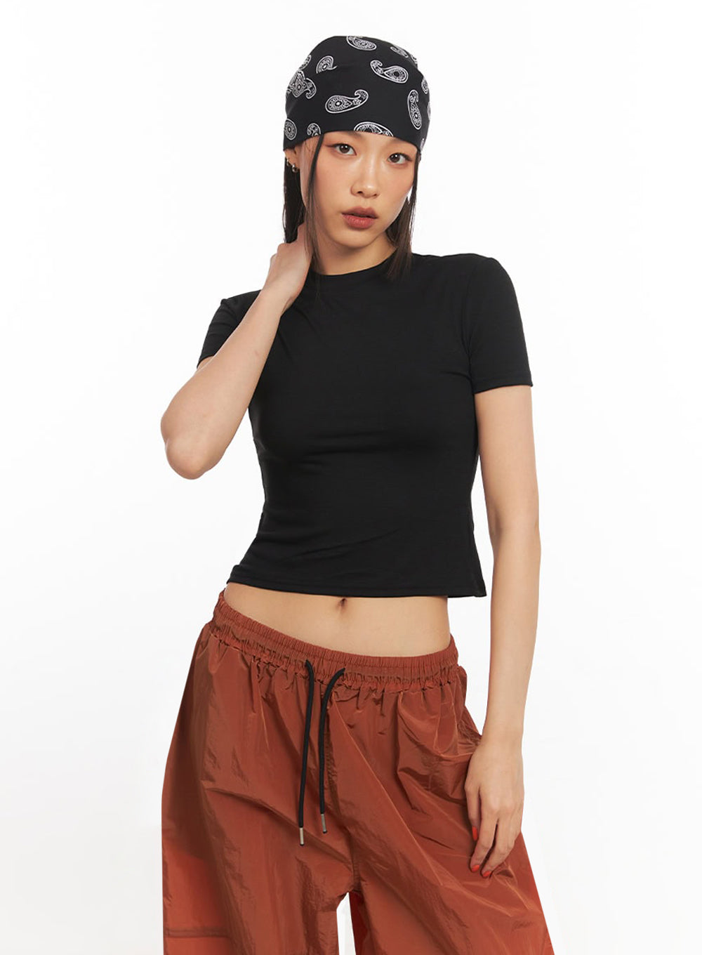 Short Sleeve Crop Top IA504