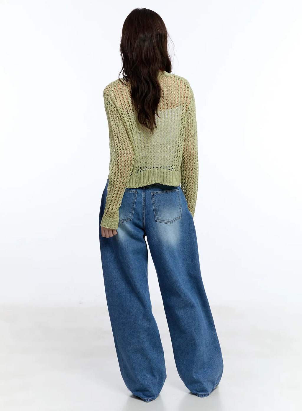 V-Neck Buttoned Sweater Cardigan CU513