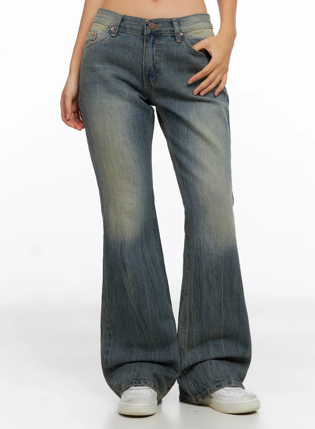 Emory High Waist Flared Jeans IG528