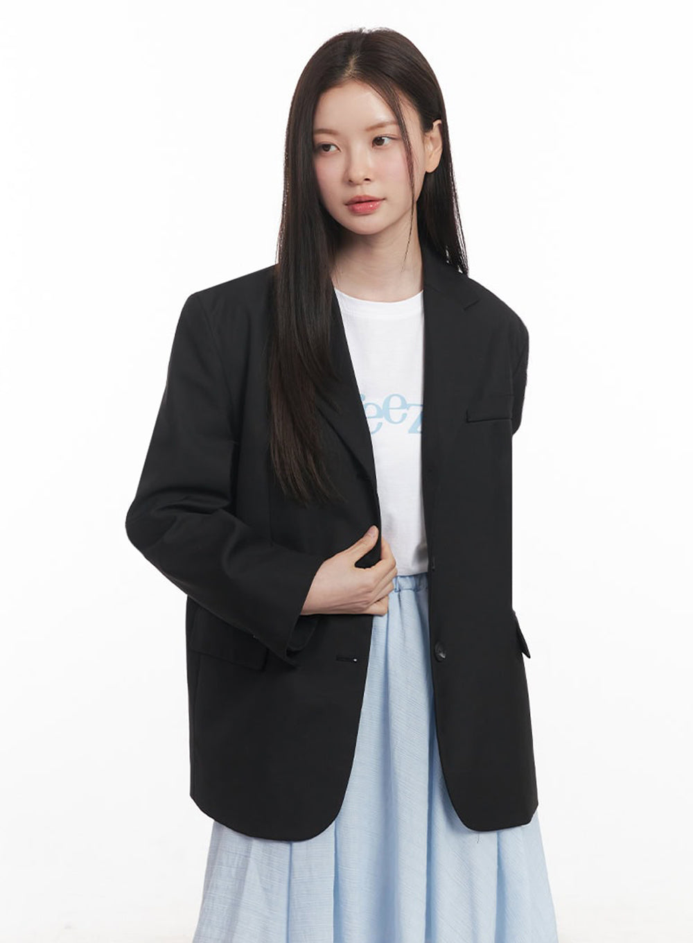 Essential Oversize Blazer Jacket IY509