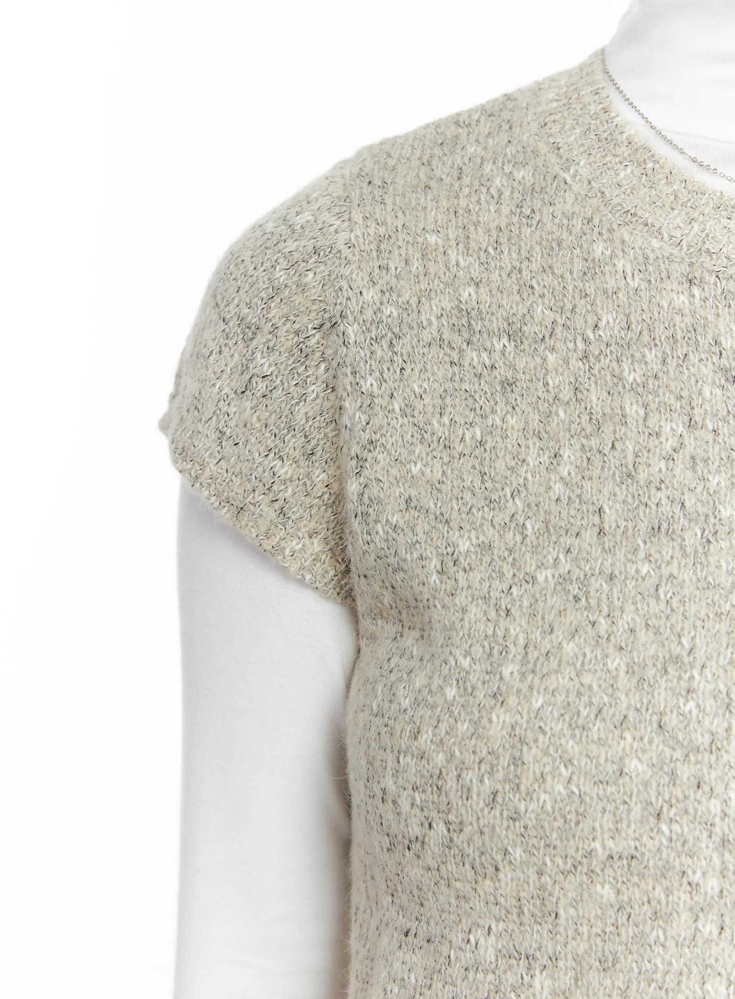 Textured Knit Short Sleeve Top CO503