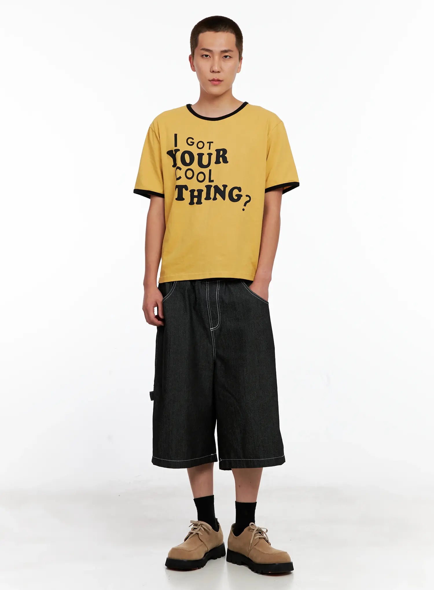 Men's Graphic Ringer Tee IG508