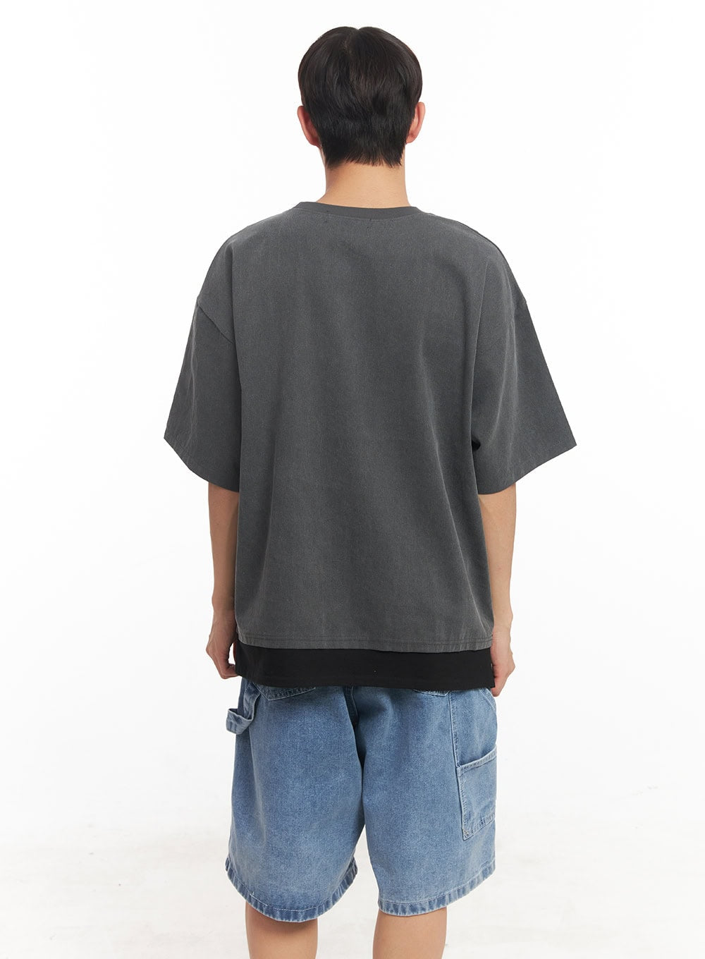 Men's Oversized Washed T-Shirt IA521