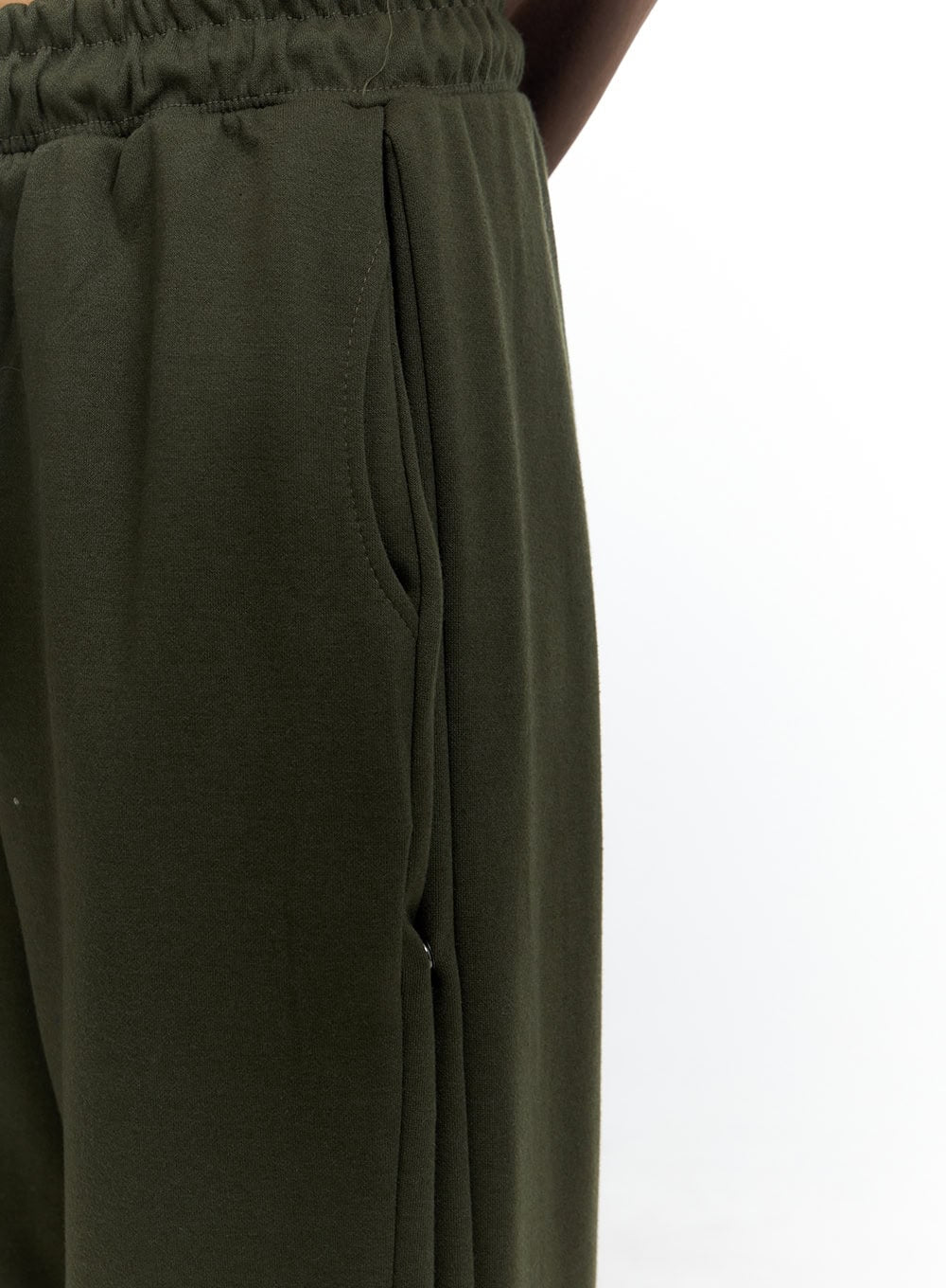 Side-Buttoned Wide-Leg Sweatpants CS424