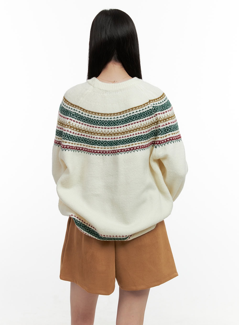 Oversized Nordic Knit Sweater ON408