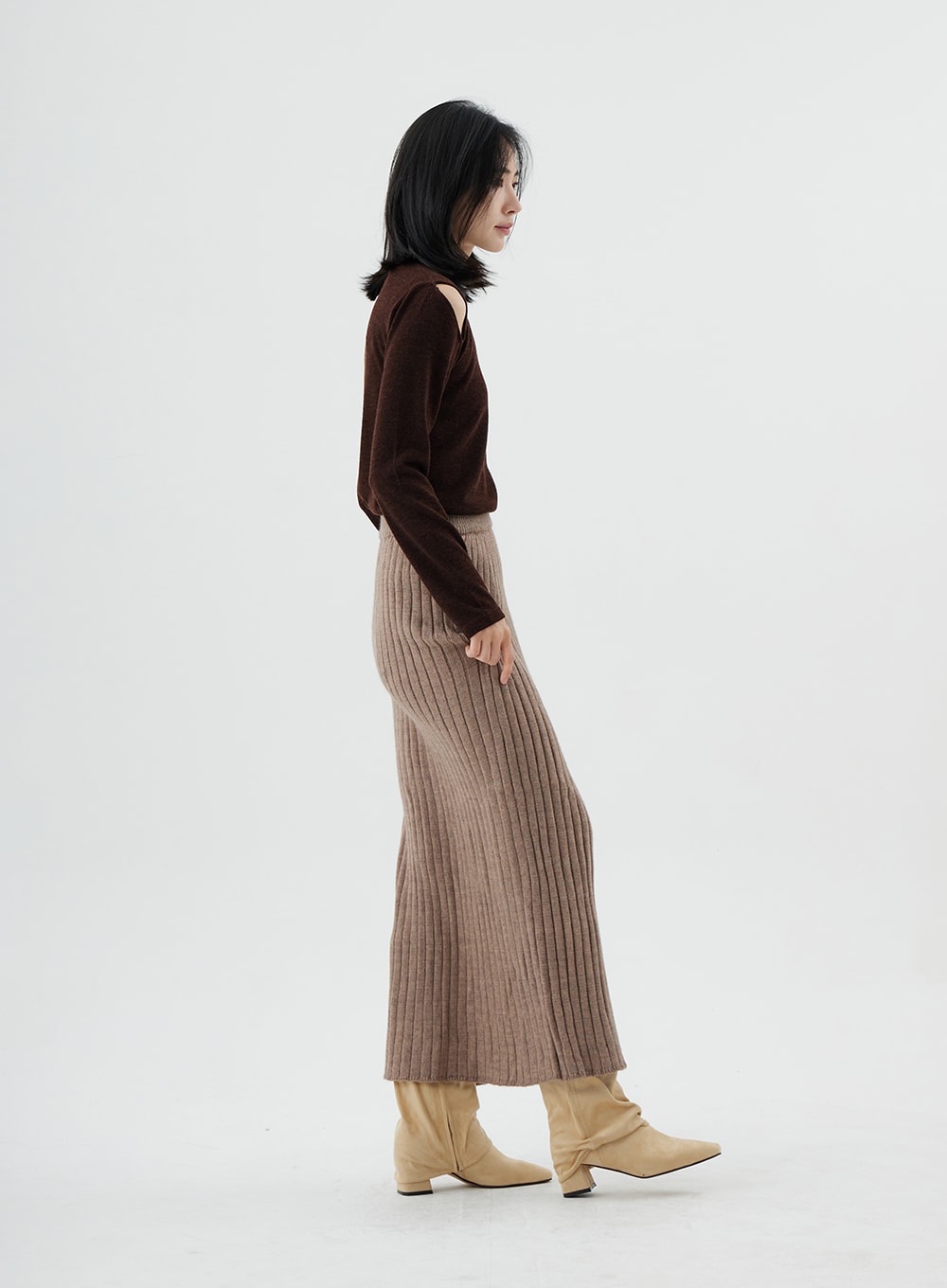 Off-Shoulder Long Sleeve T-Shirt ON02