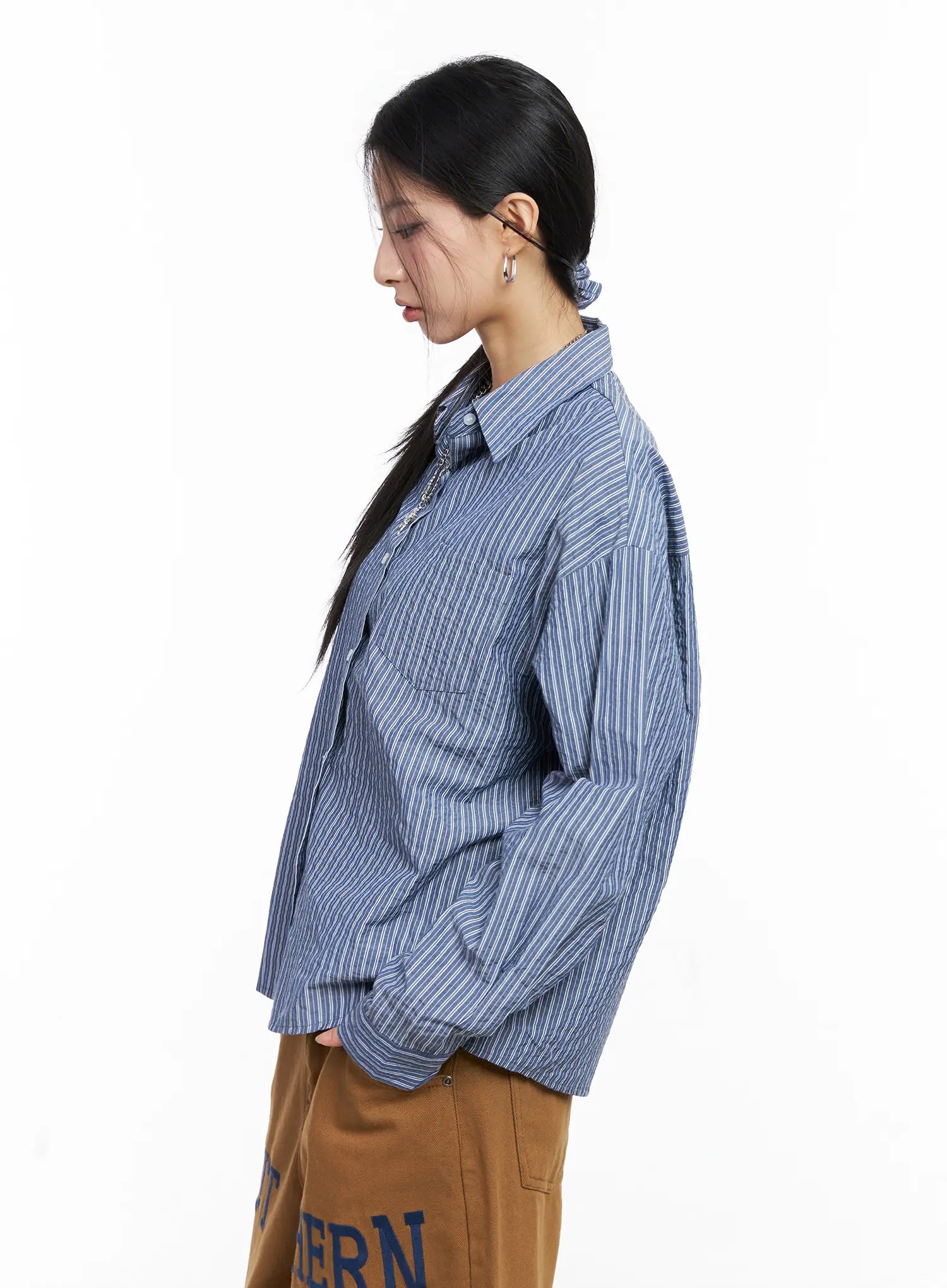 Relaxed Fit Button-up Shirt CC1109
