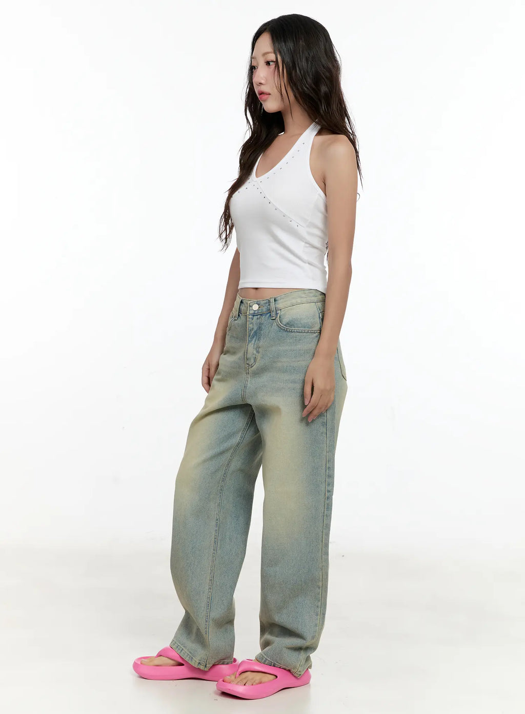 Studded Halter Top CL531