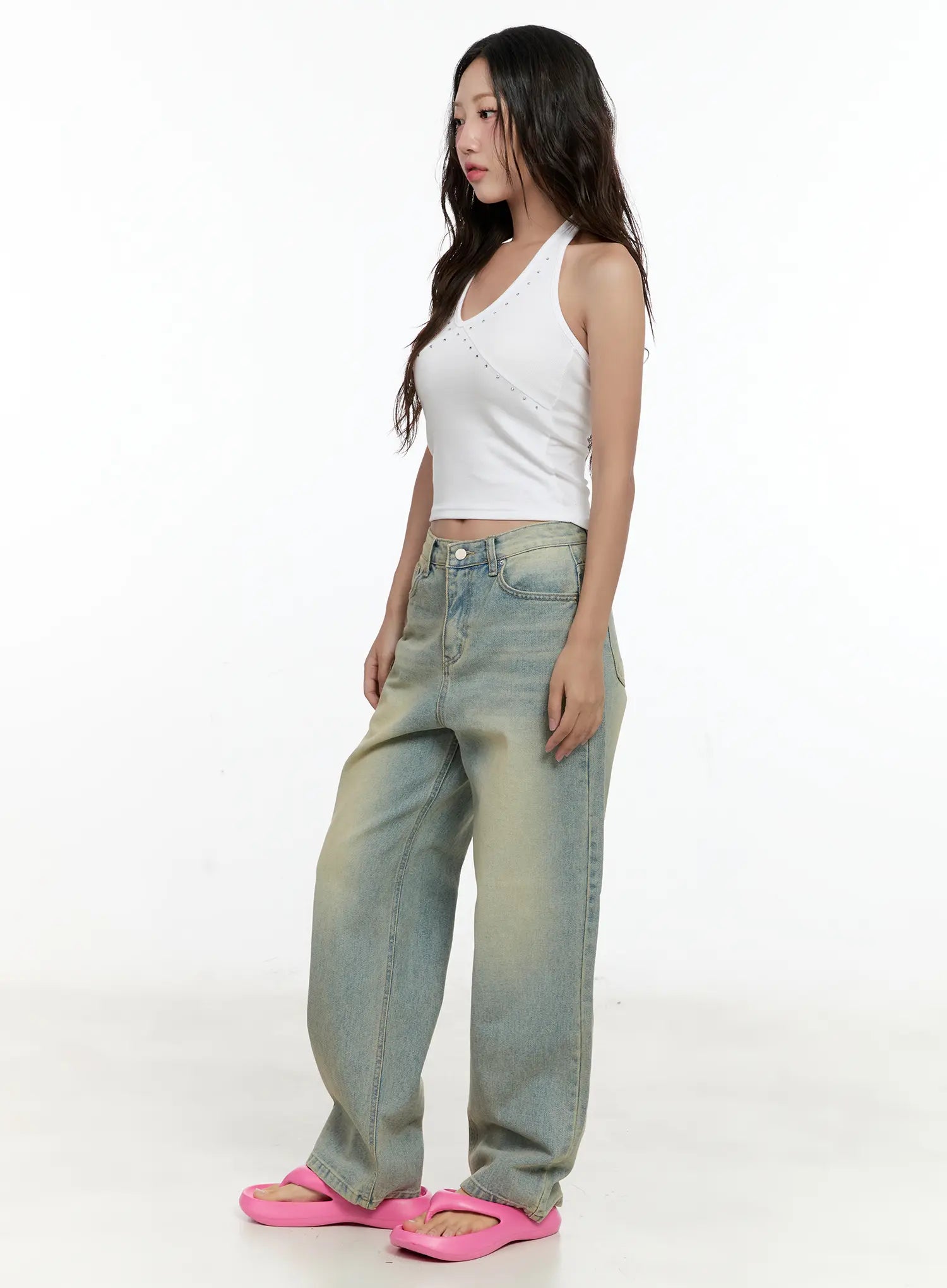 Studded Halter Top CL531