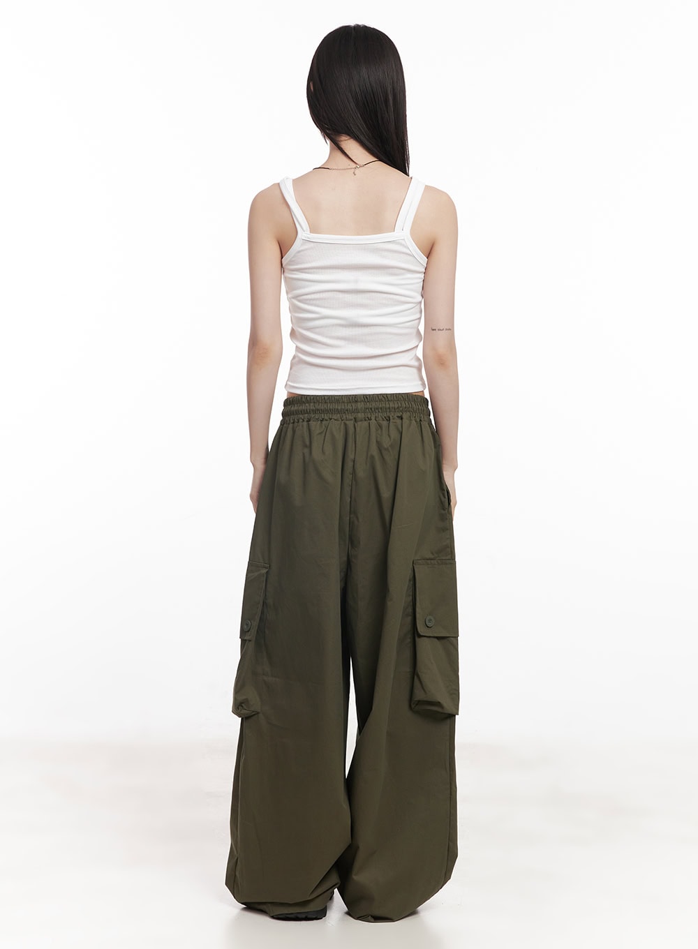 Balloon-Fit Baggy Cargo Pants CY520
