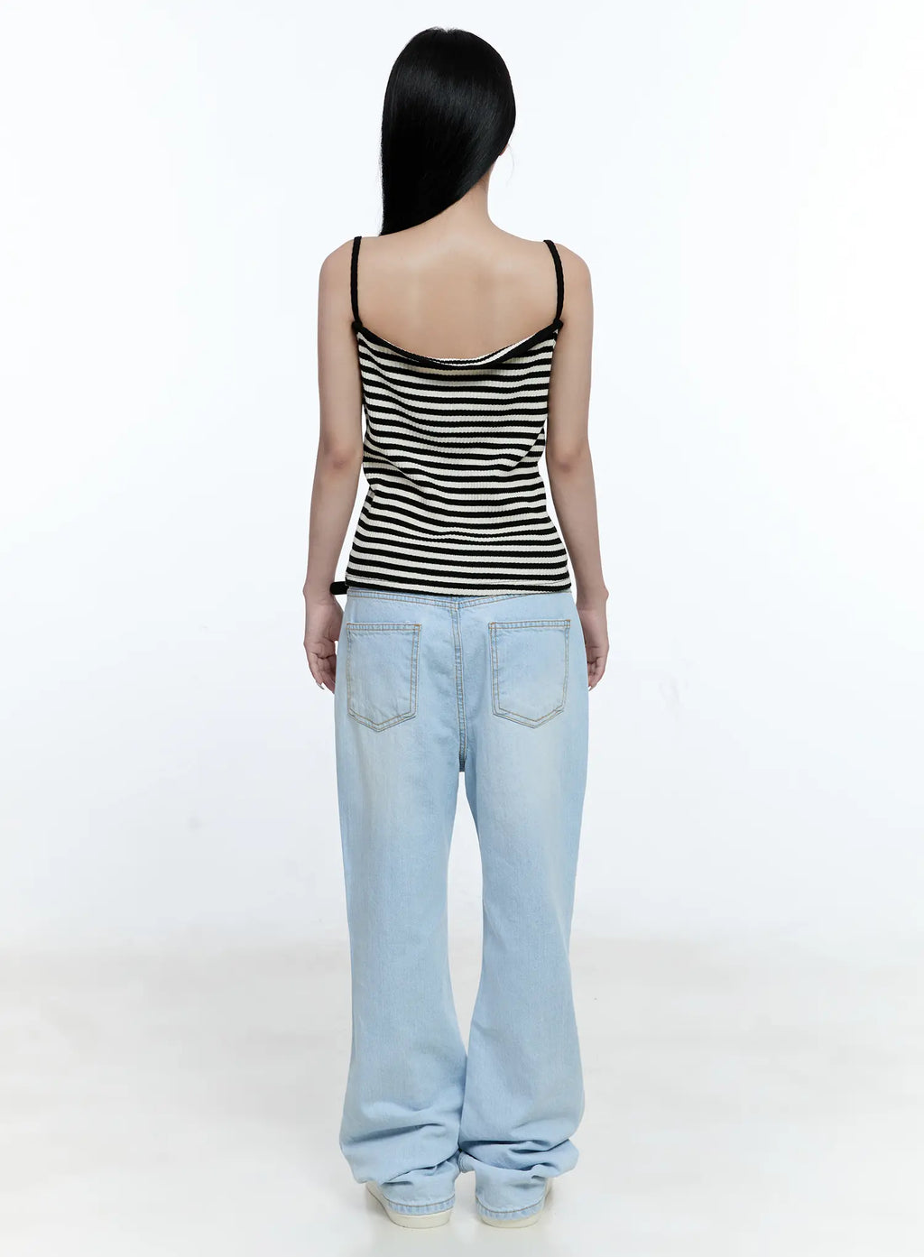 Striped Knit Tank Top CG512