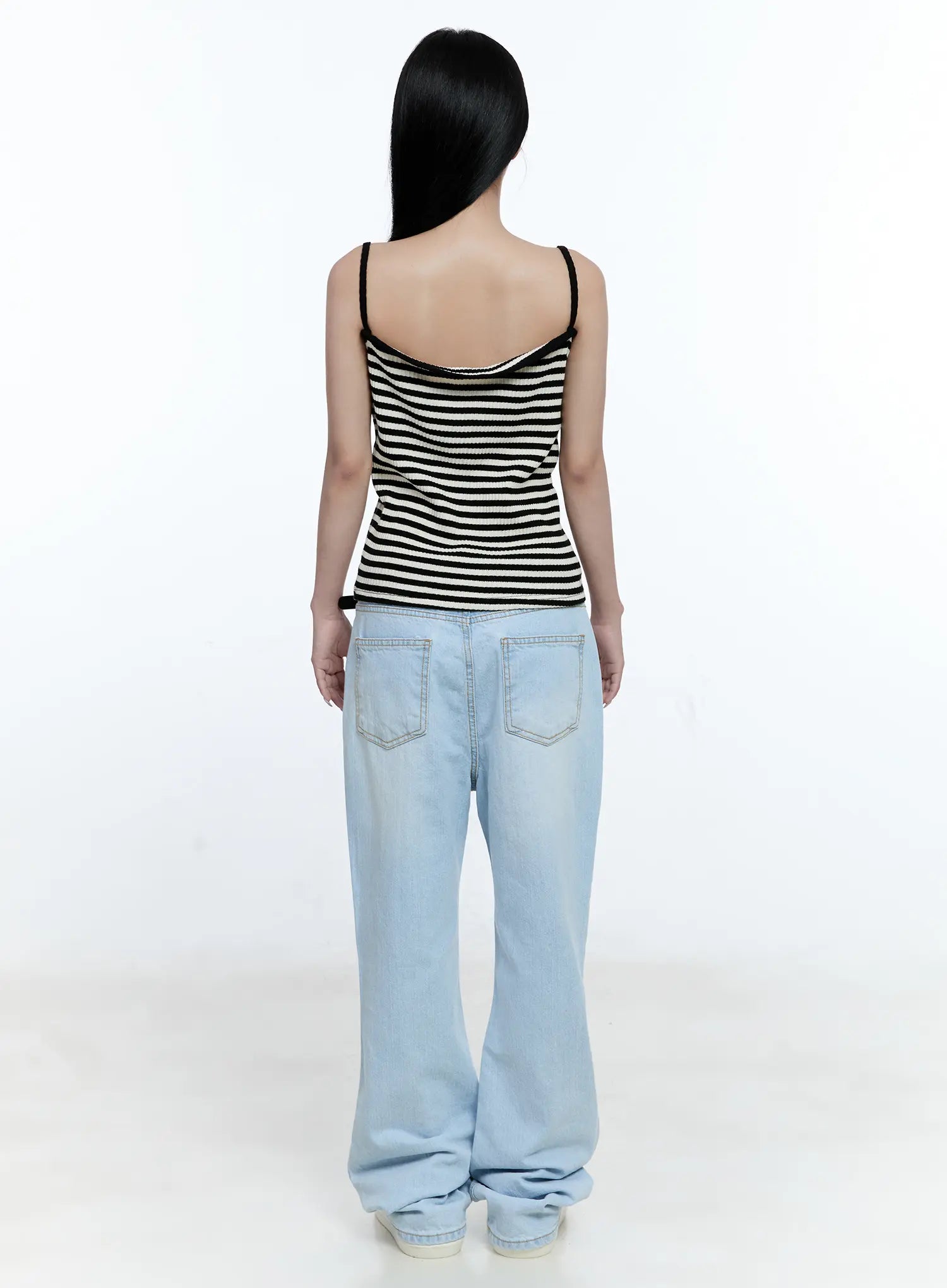 Striped Knit Tank Top CG512