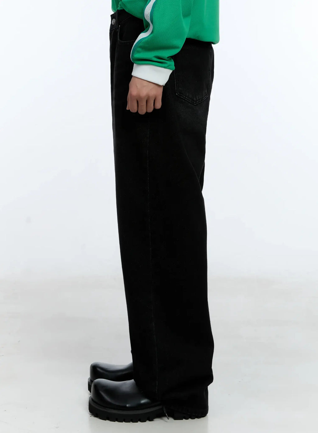 Men's Recycled Wide-Leg Denim Jeans IL515