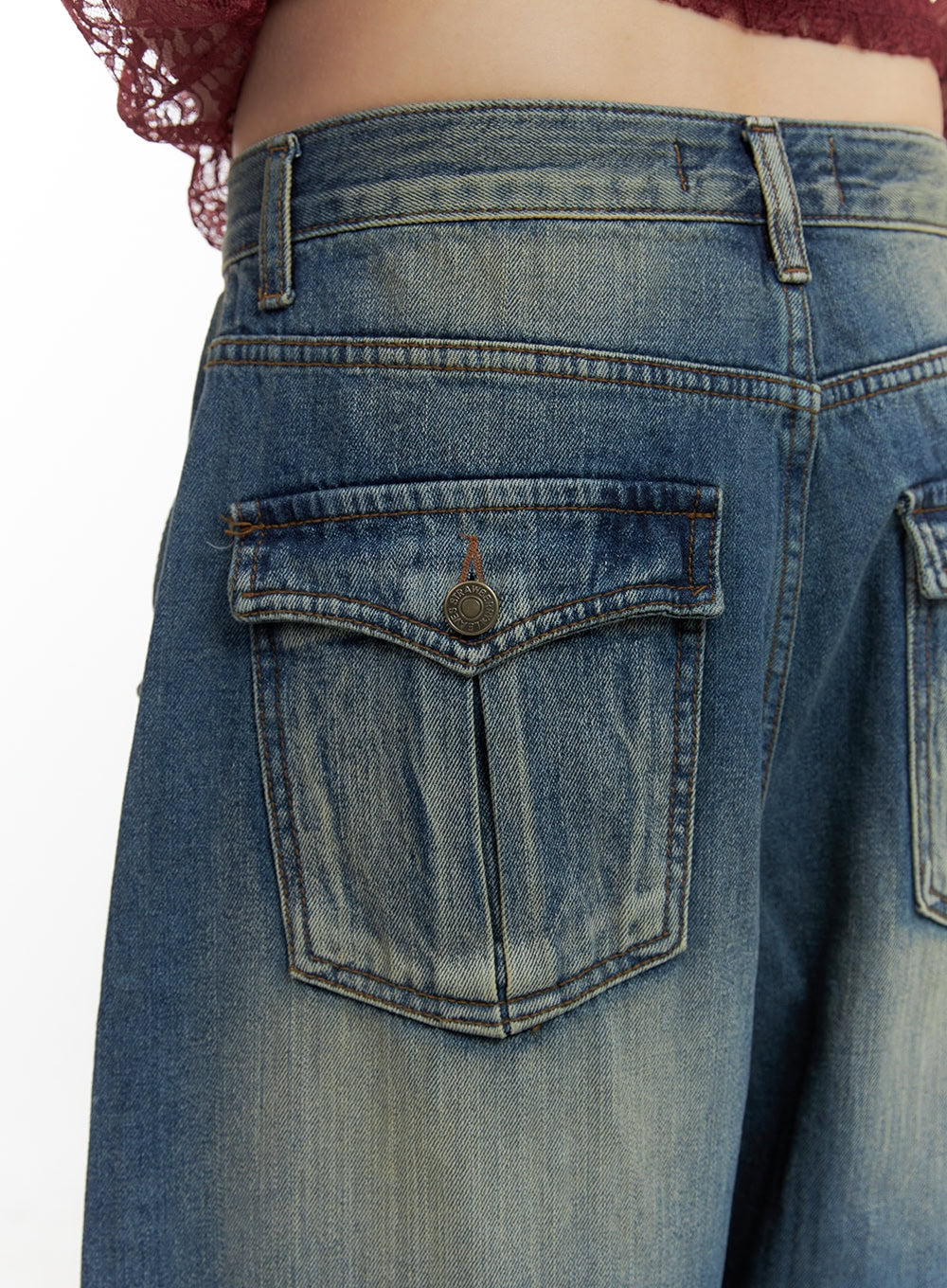 Daphe Pocket Detail Jeans CO410