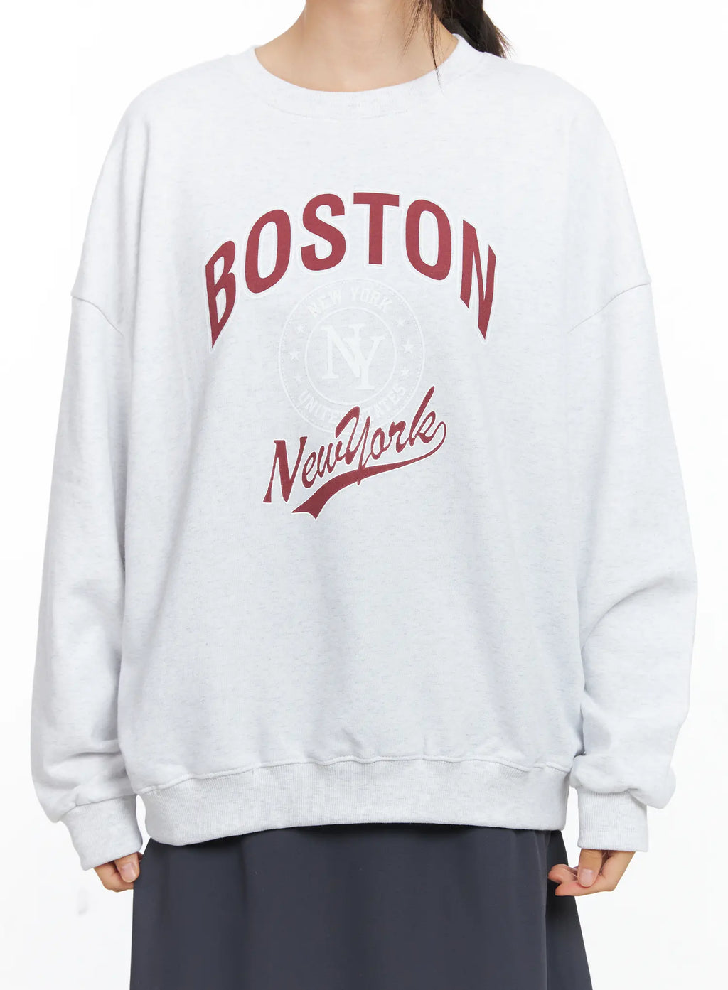 Lettering Oversized Sweatshirt CO503