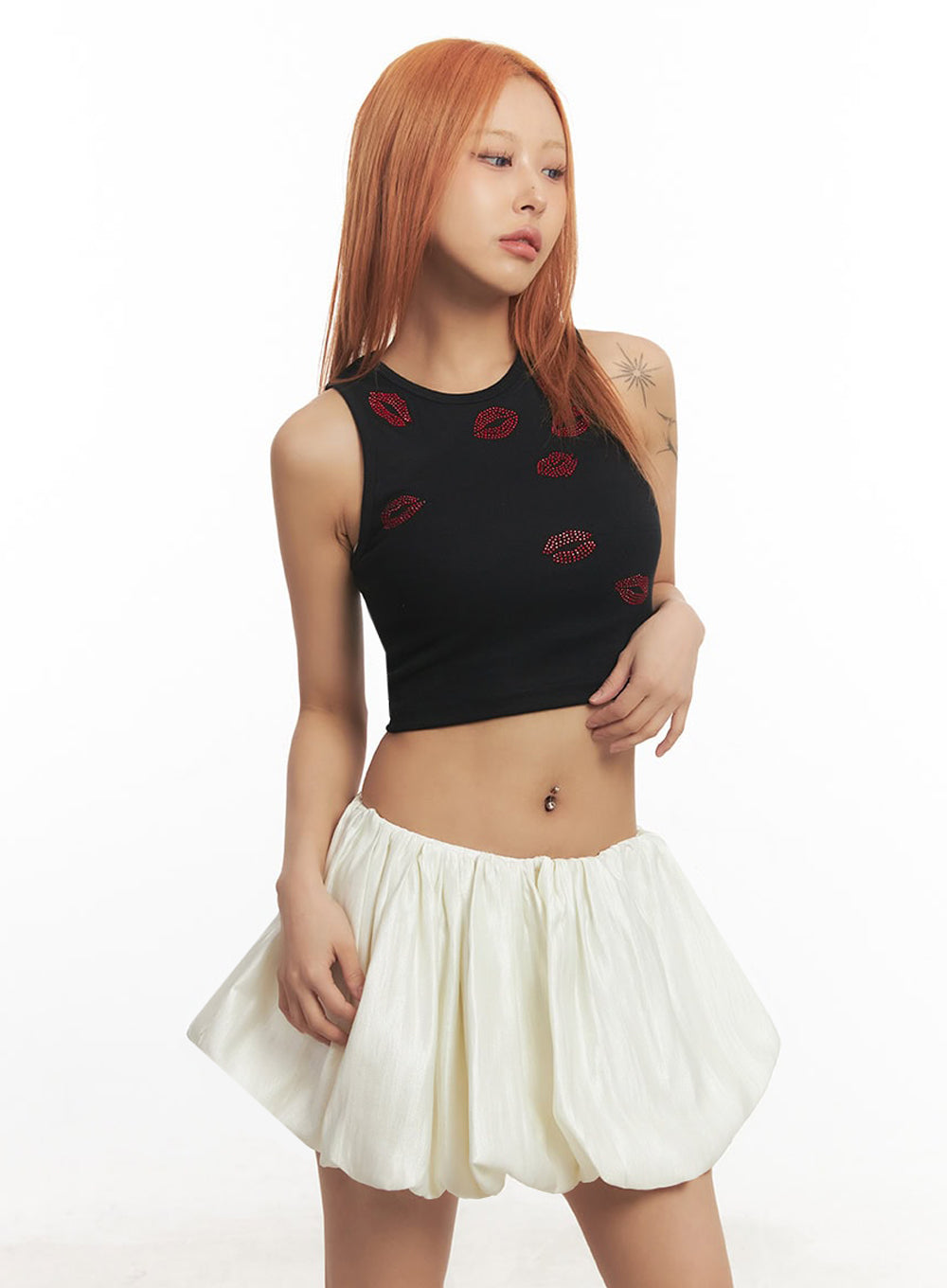 Kiss Graphic Sleeveless Top IA515
